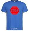 Men's T-Shirt NEVER STOP LOVING royal-blue фото