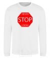 Sweatshirt NEVER STOP LOVING White фото