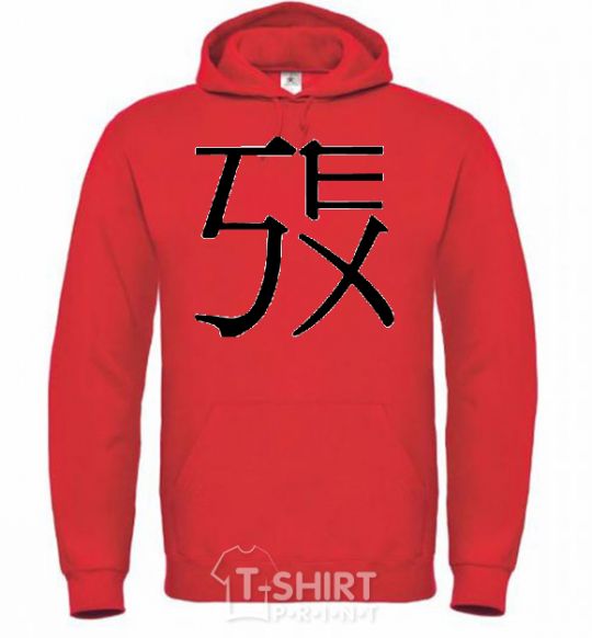 Men`s hoodie SEX bright-red фото