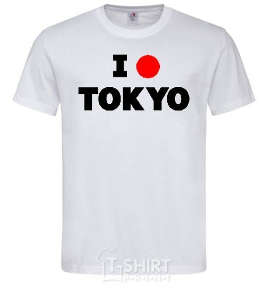 Men's T-Shirt I LOVE TOKYO White фото