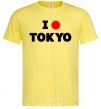 Мужская футболка I LOVE TOKYO Лимонный фото
