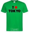 Мужская футболка I LOVE TOKYO Зеленый фото