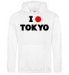 Men`s hoodie I LOVE TOKYO White фото