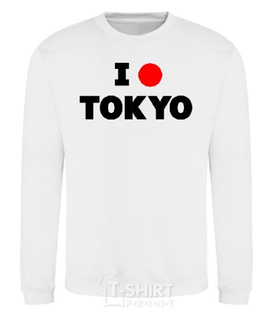 Sweatshirt I LOVE TOKYO White фото