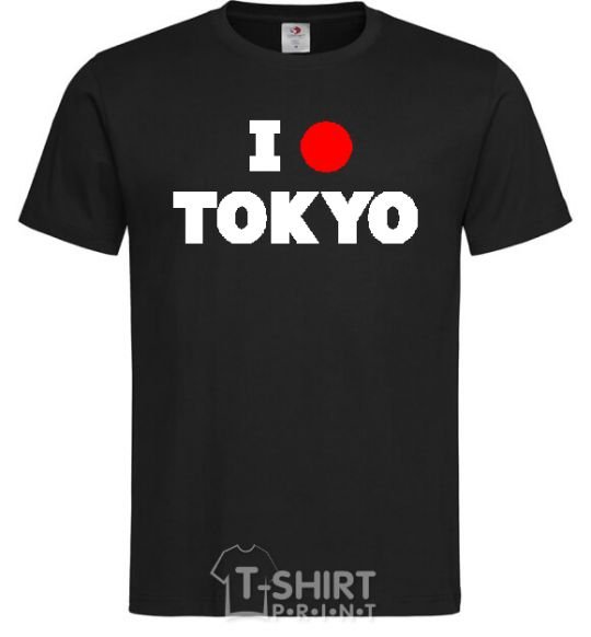 Мужская футболка I LOVE TOKYO Черный фото