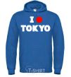 Men`s hoodie I LOVE TOKYO royal фото