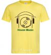 Men's T-Shirt HOUSE MUSIC cornsilk фото