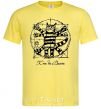 Men's T-Shirt CAT DA VINCI Exclusive cornsilk фото