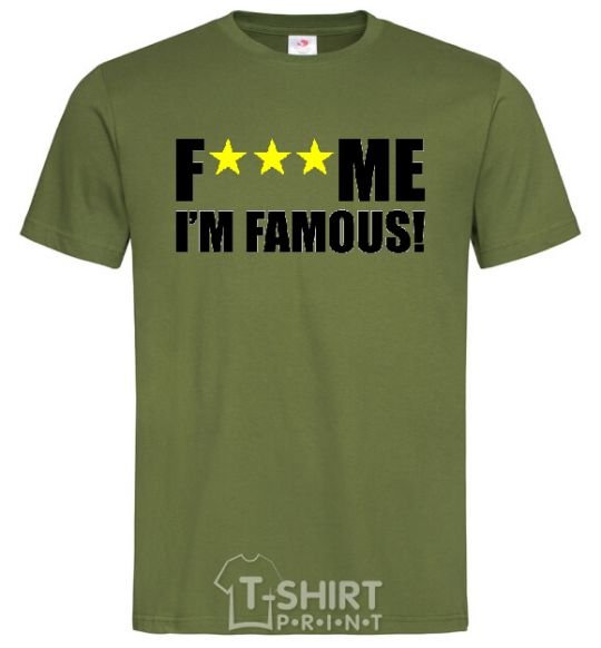 Men's T-Shirt I AM FAMOUS millennial-khaki фото