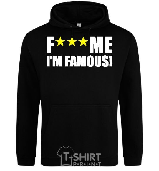 Men`s hoodie I AM FAMOUS black фото