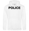 Men`s hoodie POLICE White фото