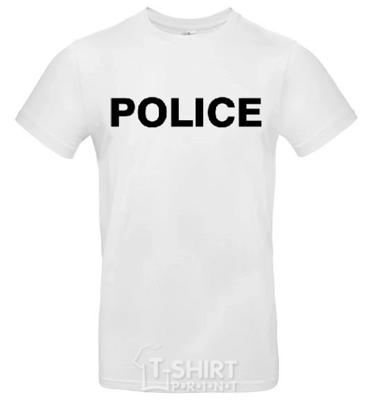 Men's T-Shirt POLICE White фото