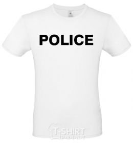Men's T-Shirt POLICE White фото