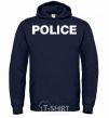 Men`s hoodie POLICE navy-blue фото