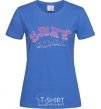 Women's T-shirt SEXY CHICK royal-blue фото