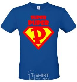 Men's T-Shirt SUPER PUPER royal-blue фото