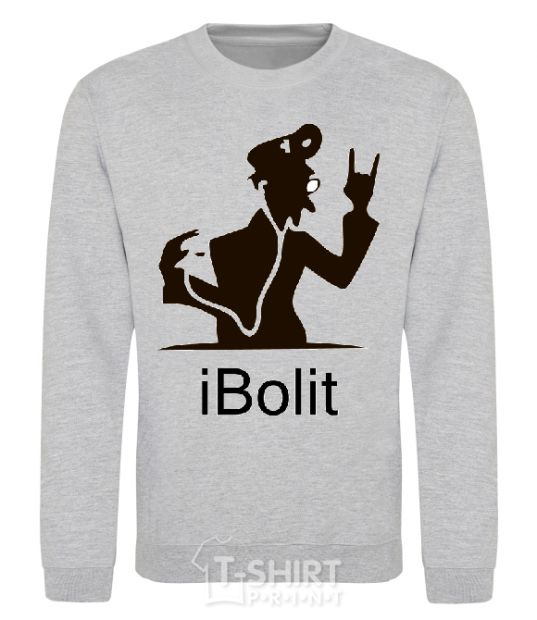 Sweatshirt iBOLIT sport-grey фото