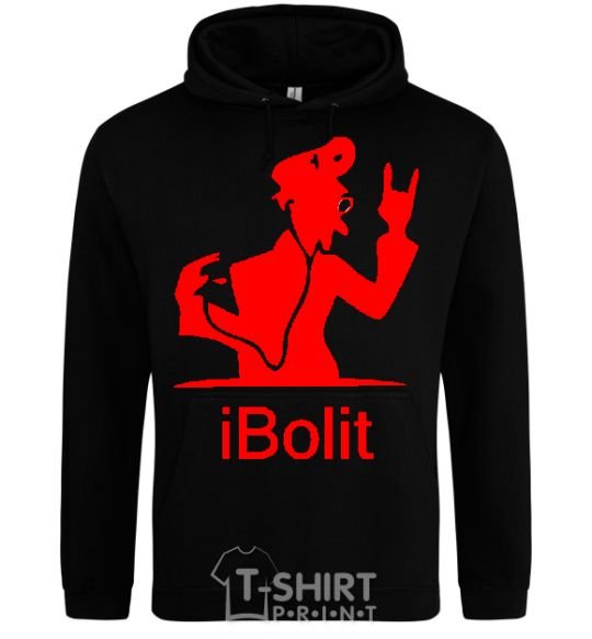 Men`s hoodie iBOLIT black фото