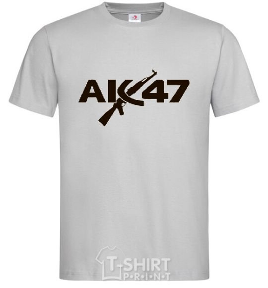 Мужская футболка АК 47 Серый фото