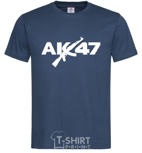 Мужская футболка АК 47 Темно-синий фото