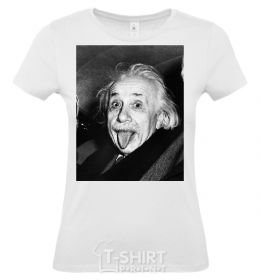 Women's T-shirt EINSTEIN White фото