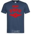 Men's T-Shirt BEST PAPA navy-blue фото