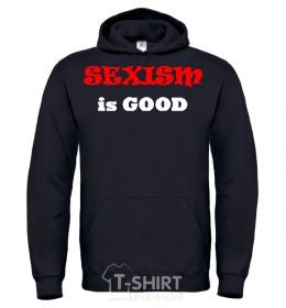 Men`s hoodie SEXISM IS GOOD black фото