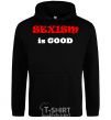 Men`s hoodie SEXISM IS GOOD black фото