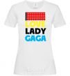 Women's T-shirt LOVE LADY GAGA White фото