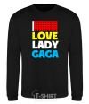 Sweatshirt LOVE LADY GAGA black фото