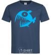 Мужская футболка ANGRY FISH Темно-синий фото