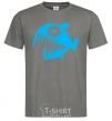 Men's T-Shirt ANGRY FISH dark-grey фото