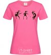 Женская футболка МУЗЫКАНТЫ Ярко-розовый фото