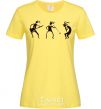 Женская футболка МУЗЫКАНТЫ Лимонный фото
