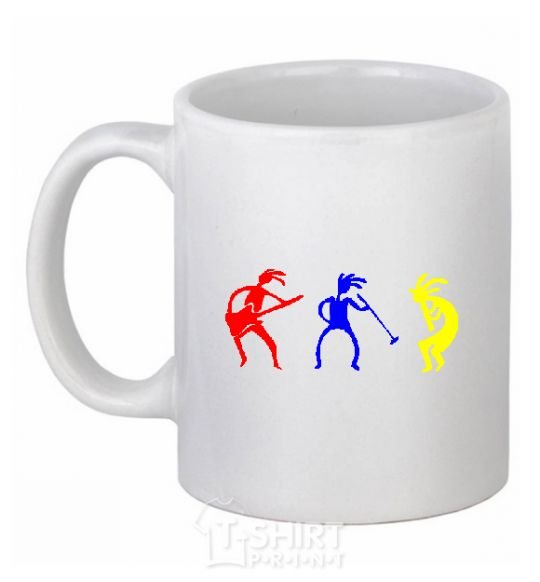 Ceramic mug MUSICIANS White фото