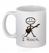 Ceramic mug I ROCK White фото