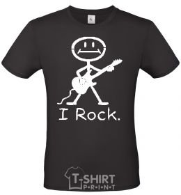 Men's T-Shirt I ROCK black фото