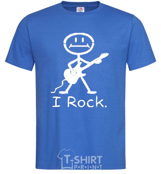 Men's T-Shirt I ROCK royal-blue фото