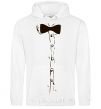 Men`s hoodie Butterfly V.1 White фото