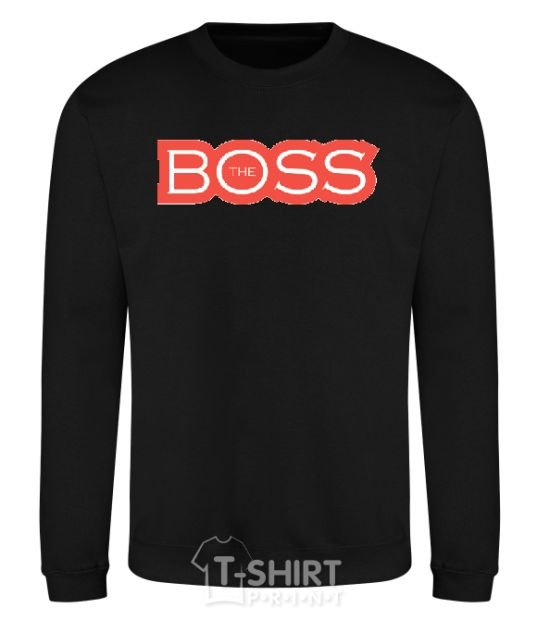 Sweatshirt Надпись THE BOSS black фото