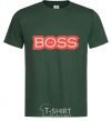 Men's T-Shirt Надпись THE BOSS bottle-green фото