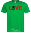 Мужская футболка LOVE FOOTBALL Зеленый фото