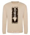 Sweatshirt ONE WAY sand фото