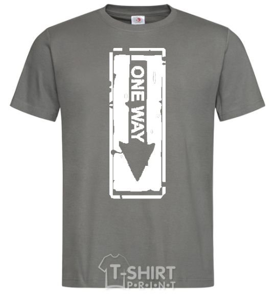 Men's T-Shirt ONE WAY dark-grey фото