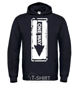 Men`s hoodie ONE WAY black фото