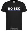 Мужская футболка NO SEX, ONLY BRUTALLY FUCK Черный фото