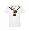 Men's T-Shirt LET EAT BEE White фото