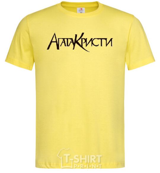 Men's T-Shirt AGATHA CHRISTI cornsilk фото