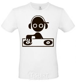 Men's T-Shirt DJ GIRL White фото