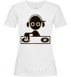 Women's T-shirt DJ GIRL White фото